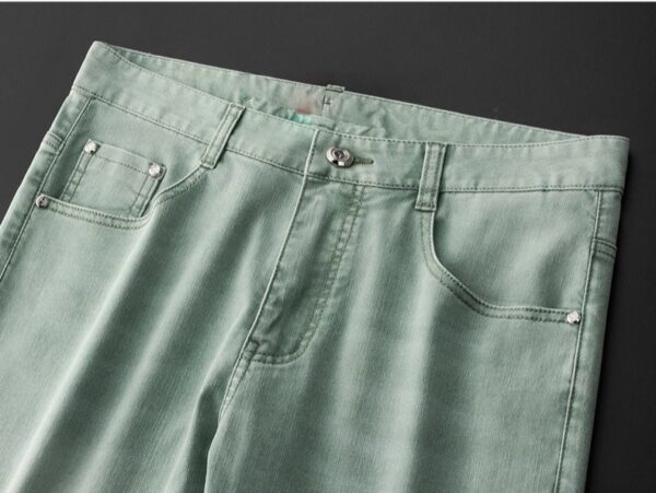 Tencel Color Denim Jeans - Image 2