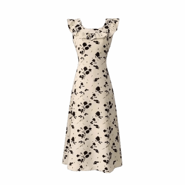 Petal Flutter Dress